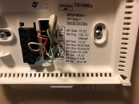 Lux Thermostat Wiring Diagram For Heating